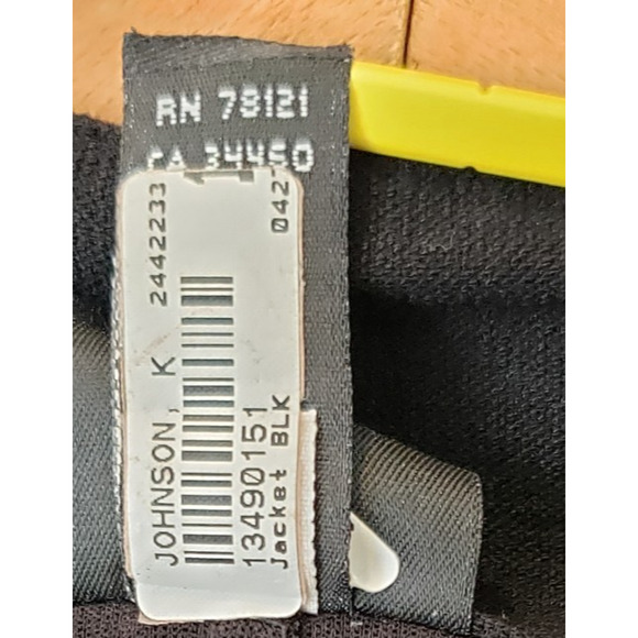 Eileen Fisher Womens Black Full Zip Stretch Jacket Size 3X Pockets Classic - Picture 9 of 11